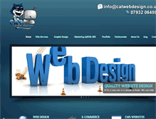 Tablet Screenshot of catwebdesign.co.uk
